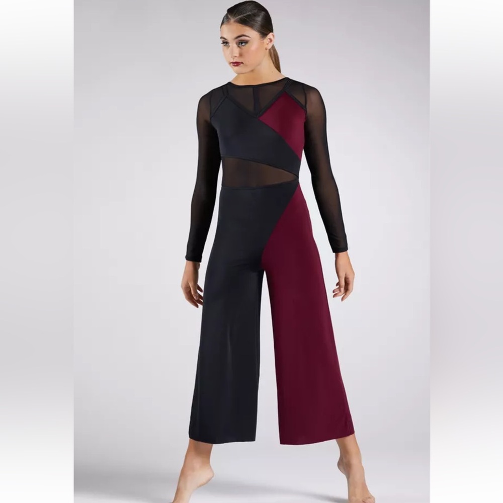 Colorblock Culotte Jumpsuit | Weissman
